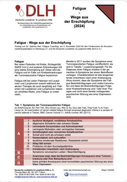 2024 DLH Fatigue Wege aus der Erschoefung